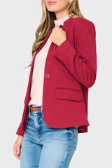 Notch Collar Blazer