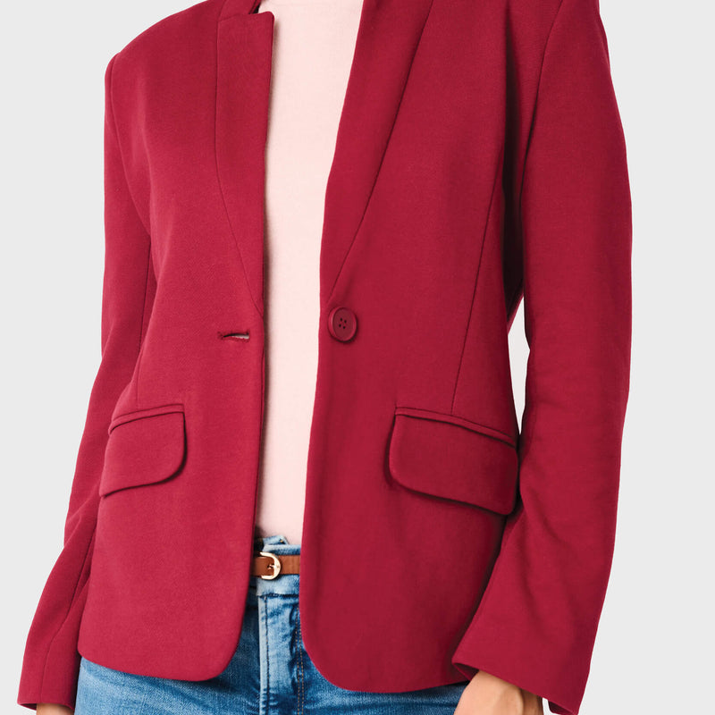 Notch Collar Blazer