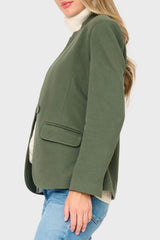Notch Collar Blazer