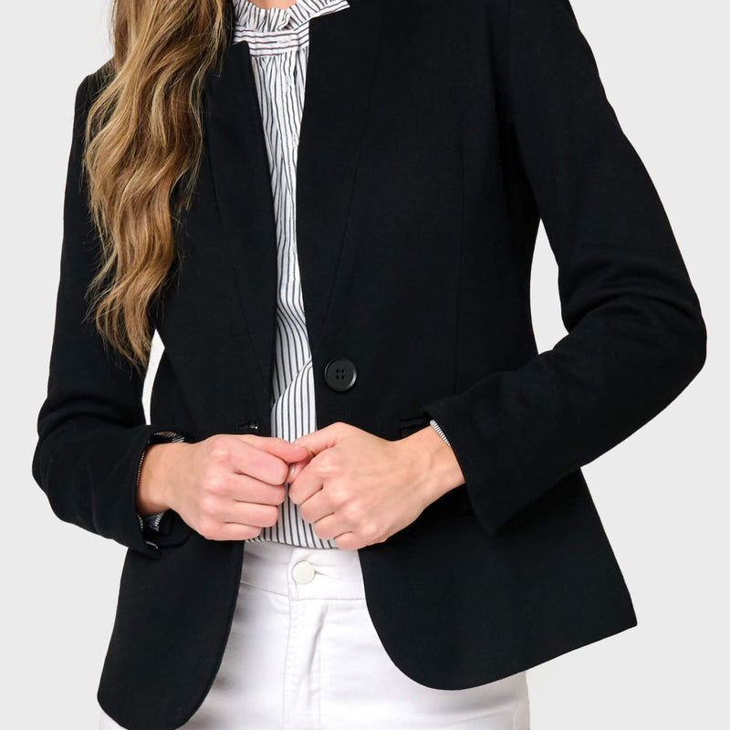 Notch Collar Blazer