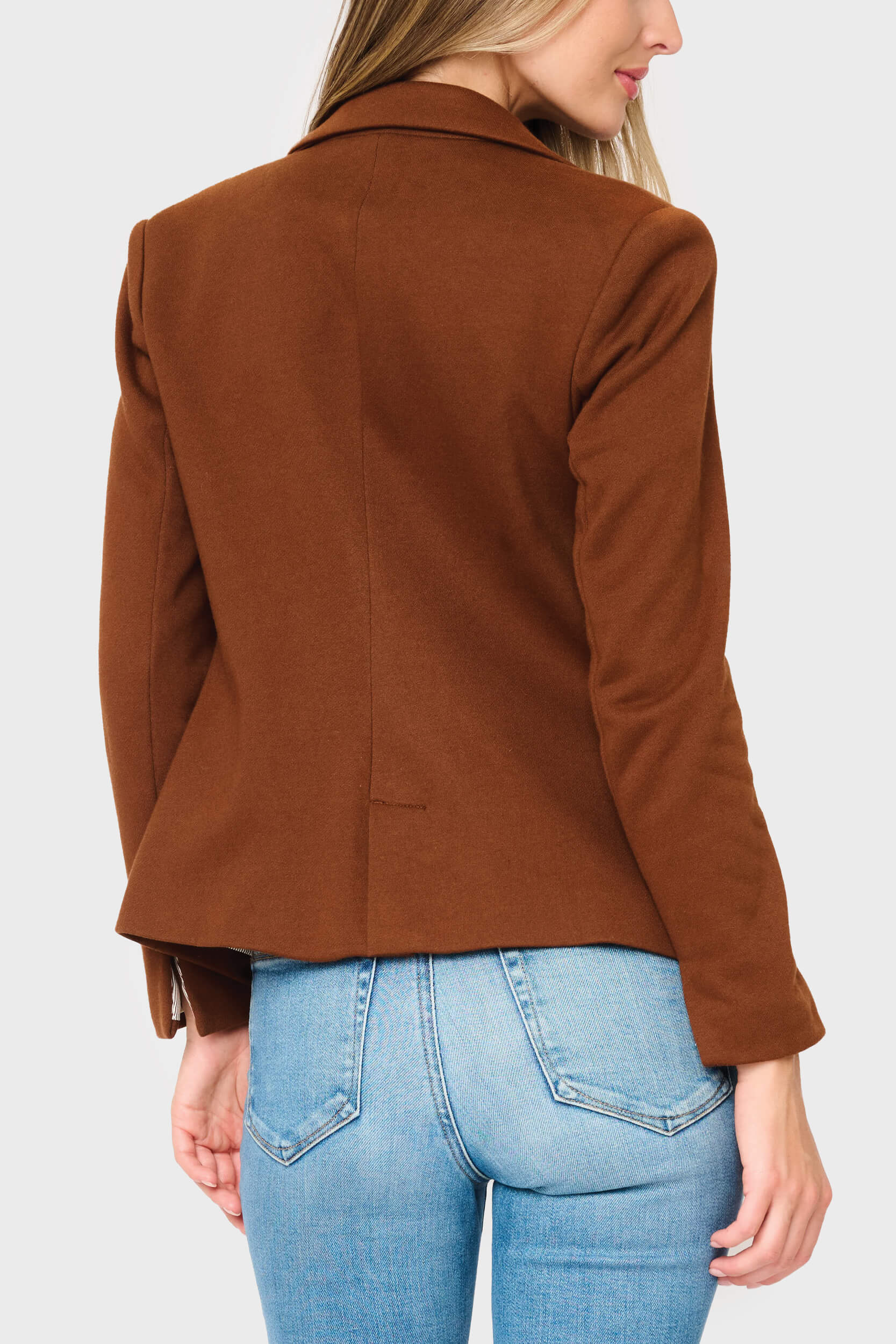 Double-Breasted Buttoned Blazer main image 1