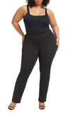 Front of women wearing the Good American Scuba Flare Pants