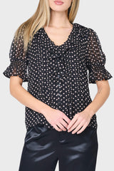 Khloe Ruffle Button Down Blouse
