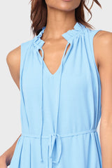 Sienna Sleeveless Tie Neck Midi Dress