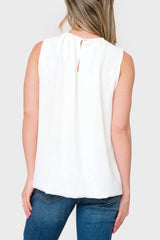 Sleeveless Bubble Top