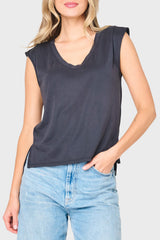 The Favorite Luxe Essentials V-Neck Tee