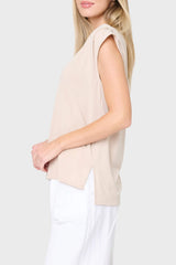 The Favorite Luxe Essentials V-Neck Tee