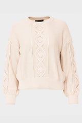 Cable Stitch Long Sleeve Sweater