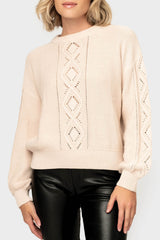 Cable Stitch Long Sleeve Sweater