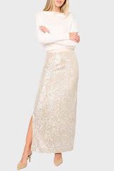 Sparkle & Shine Sequin Maxi Skirt
