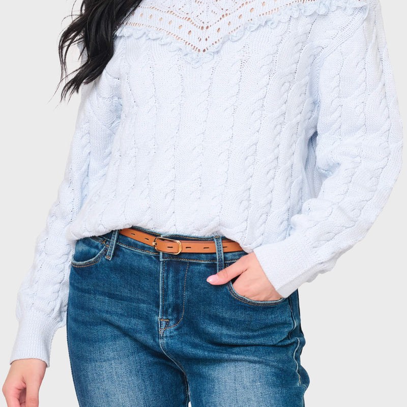 Soft Crochet Lace Sweater