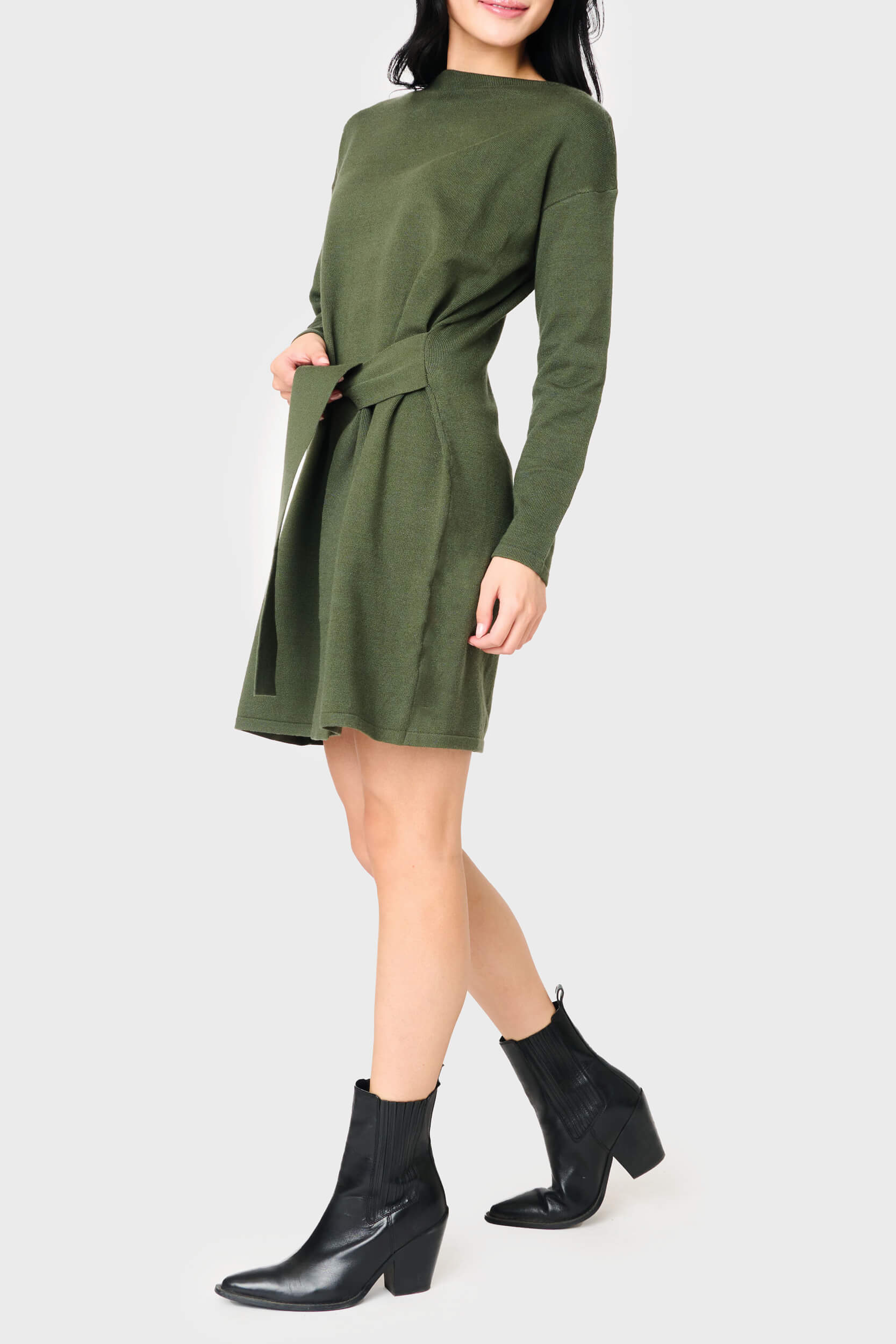 Shay Boat Neck Sweater Dress