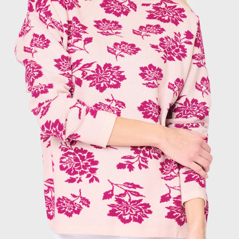 Intarsia Slouchy Luxe Sweater