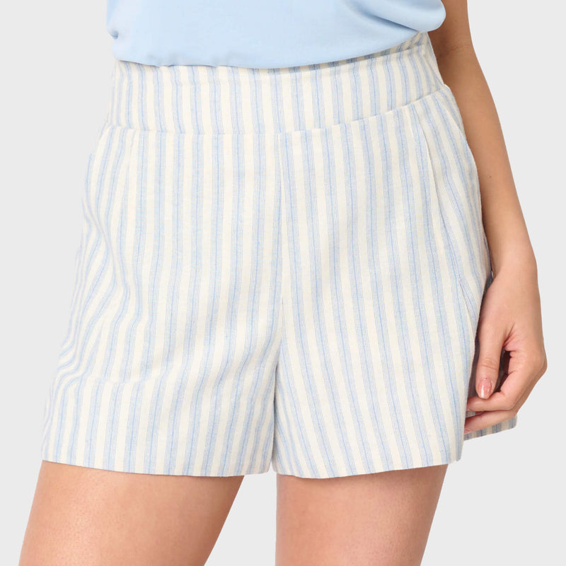 Wide Leg Short with Elastic Waistband