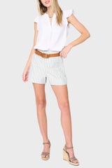 Wide Leg Short with Elastic Waistband