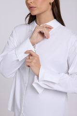 NYDJ Daphne Shirt in Optic White