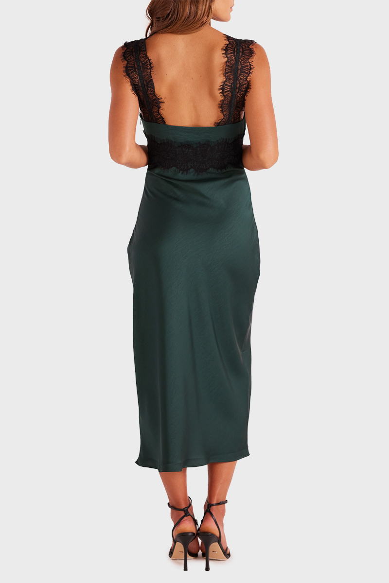 Mink Pink Erin Lace Trim Midi Dress Gibsonlook Mink Pink Erin Lace Trim Midi Dress Gibsonlook