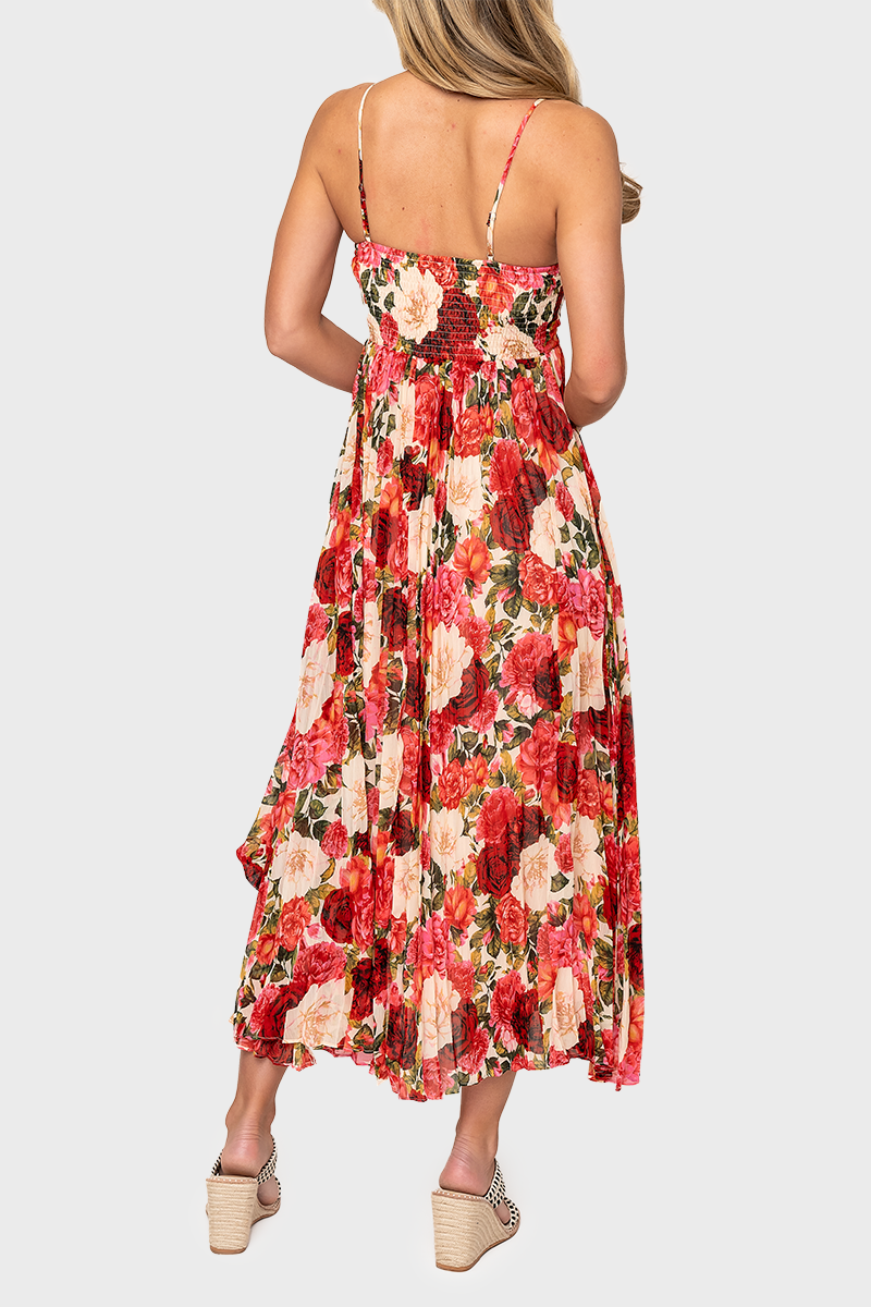 Halter Dress Sleeveless Pleated Midi Dress Moon River Pleated Midi Dress Gibsonlook Halter Dress Sleeveless Pleated Midi Dress Moon River Pleated Midi Dress Gibsonlook