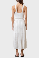 Moon River Crochet Midi Dress