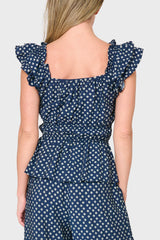 Elle Boho Flutter Sleeve Top