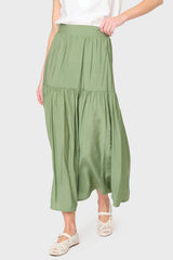 Playa Tiered Maxi Skirt