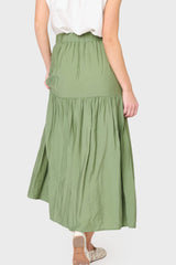 Playa Tiered Maxi Skirt