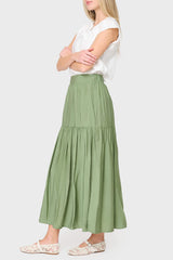 Playa Tiered Maxi Skirt