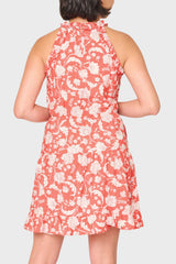 Khloe Ruffle Halter Dress