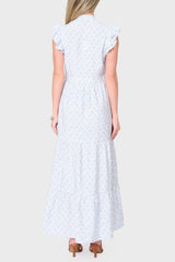 Flutter Sleeve Maxi Decked Out Day Dress