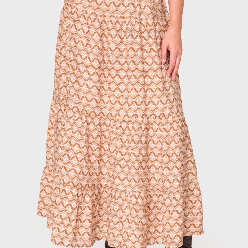 Tiered Ultra Maxi Skirt
