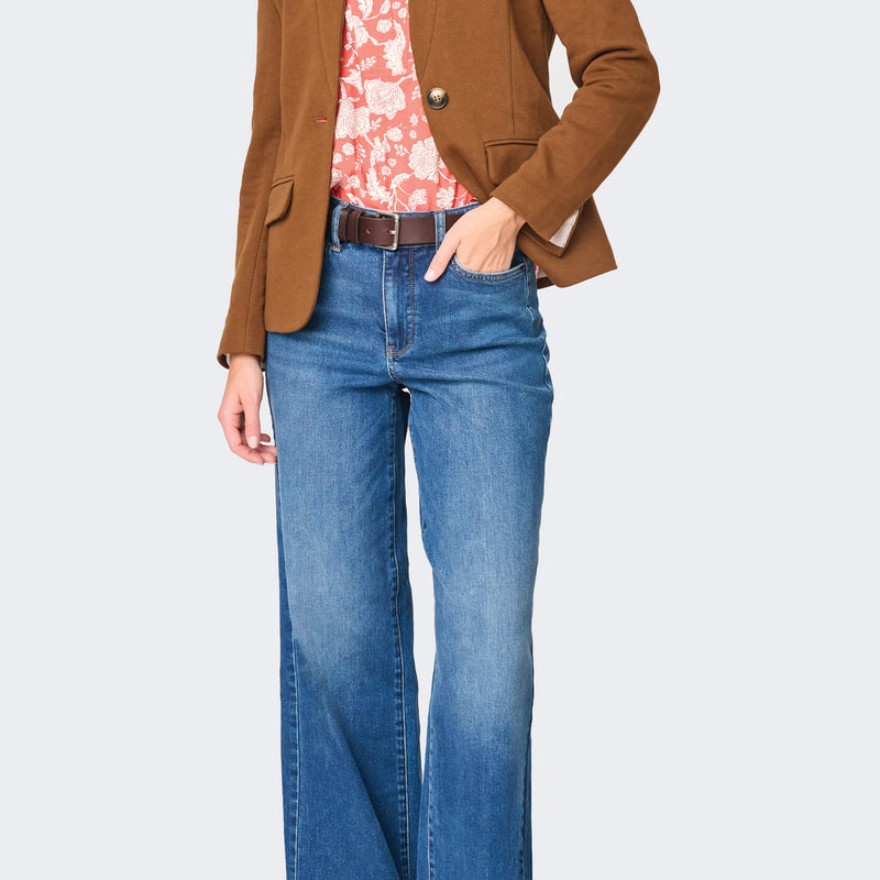 NYDJ Teresa Wide Leg Jeans in Blaze
