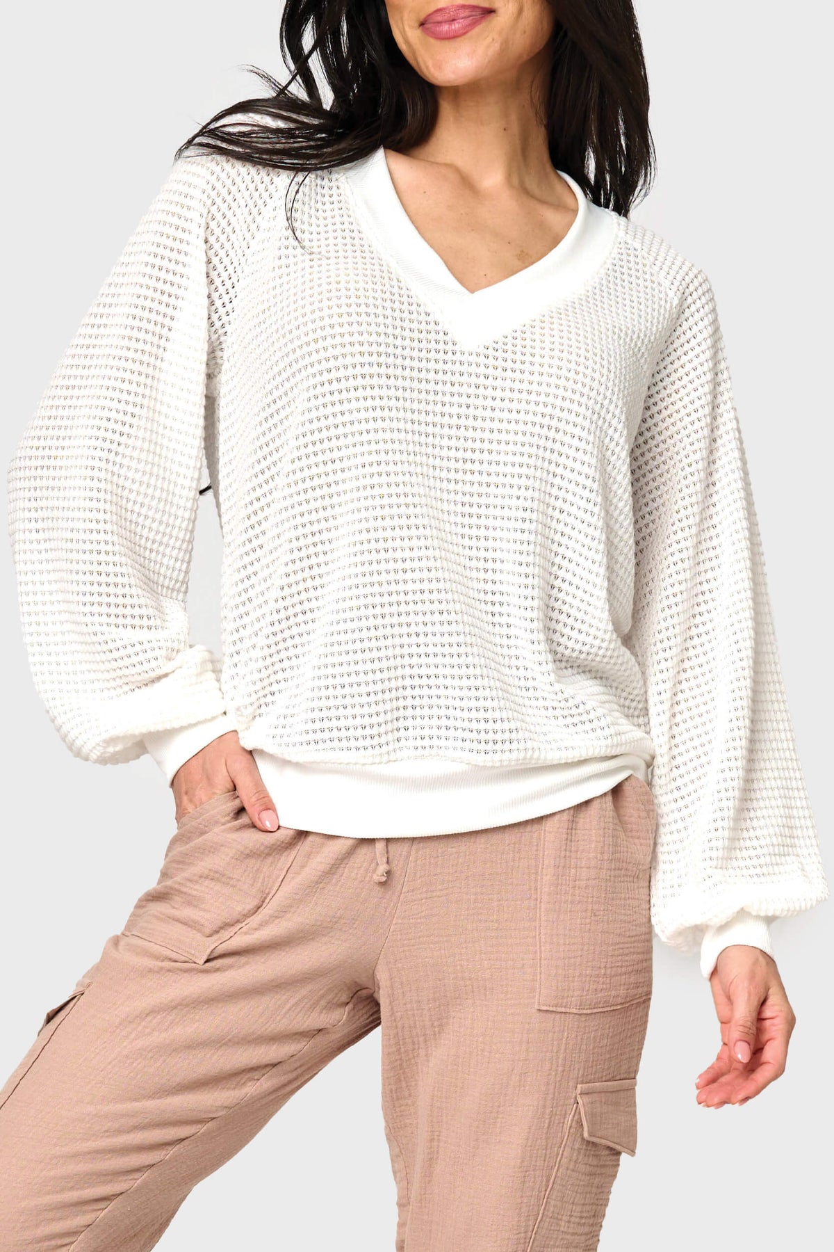 Courtside Open Weave Sweater