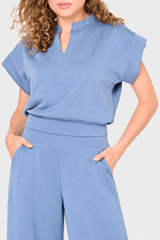 Cloud Scuba Everywhere Notch Neck Top