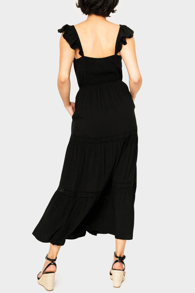 maxi black gown