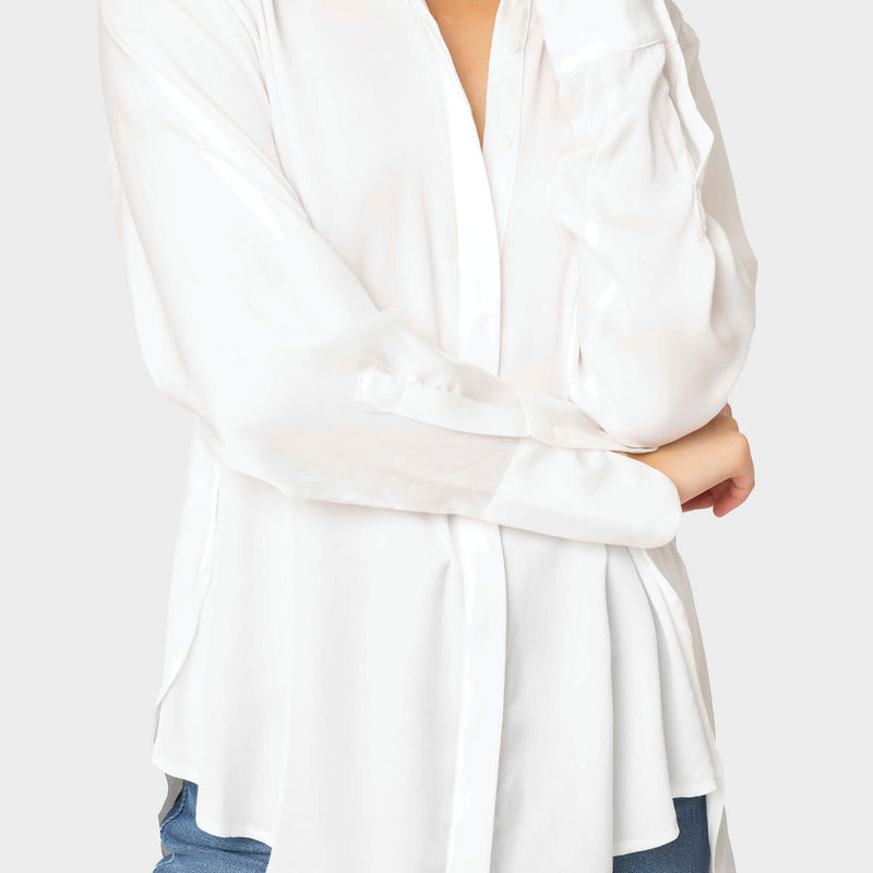 Button Front Shirt Blouse