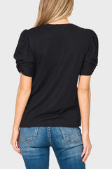 Twist Sleeve Luxe Tee