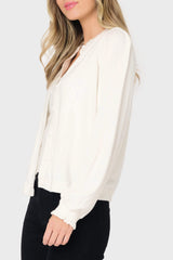 Feminine Mock Neck Luxe Cardigan