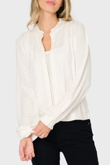 Feminine Mock Neck Luxe Cardigan