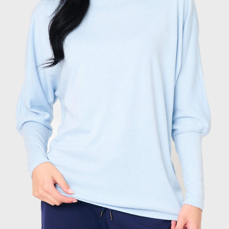 Slouchy Luxe Open Neck Sweater