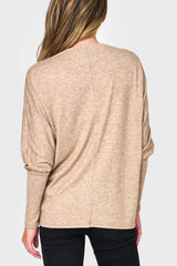 Slouchy Luxe Open Neck Sweater