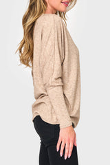 Slouchy Luxe Open Neck Sweater