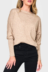 Slouchy Luxe Open Neck Sweater