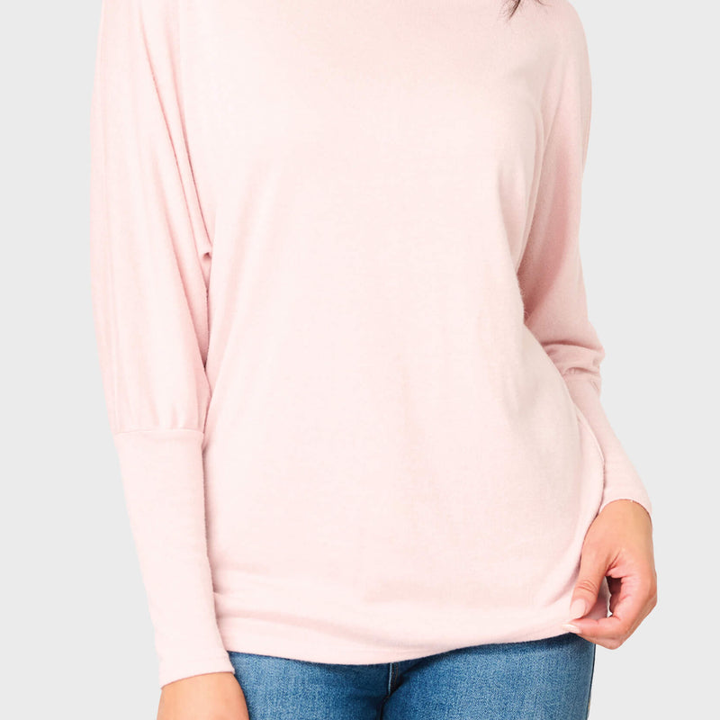 Slouchy Luxe Open Neck Sweater