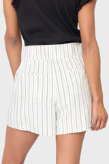 Pinstripe Linen Short