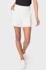 Pinstripe Linen Short