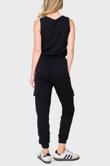 The Luxe Essential Ponte Cargo Jumpsuit