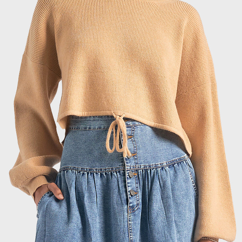 Elan Drawstring Pullover Sweater