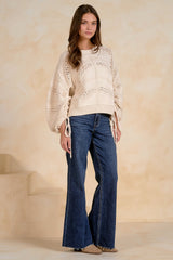 Elan Belle Sweater Off White