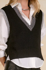 Elan Sierra Sweater Vest Black