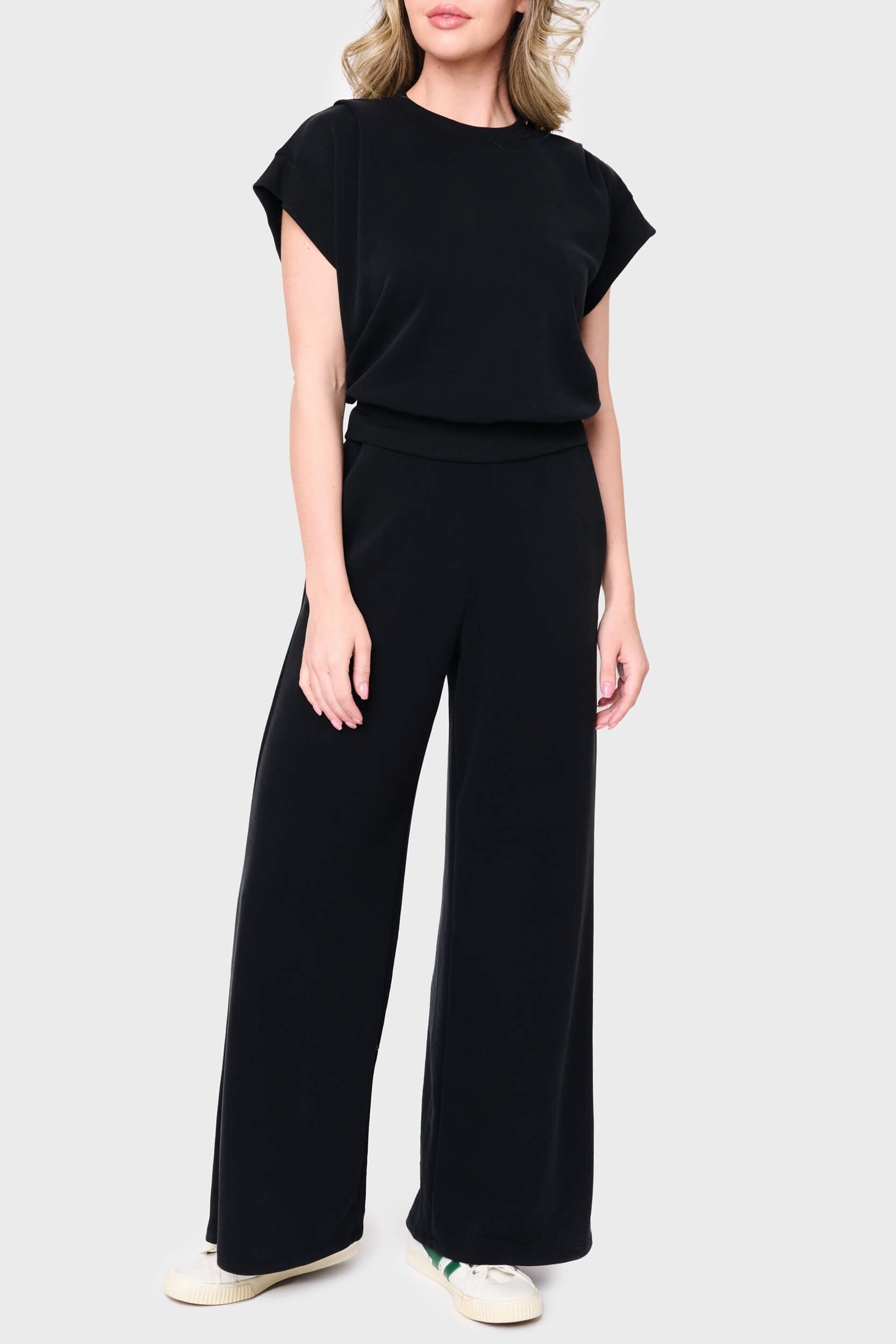 Modal Scuba Luxe Satin Straight Pant